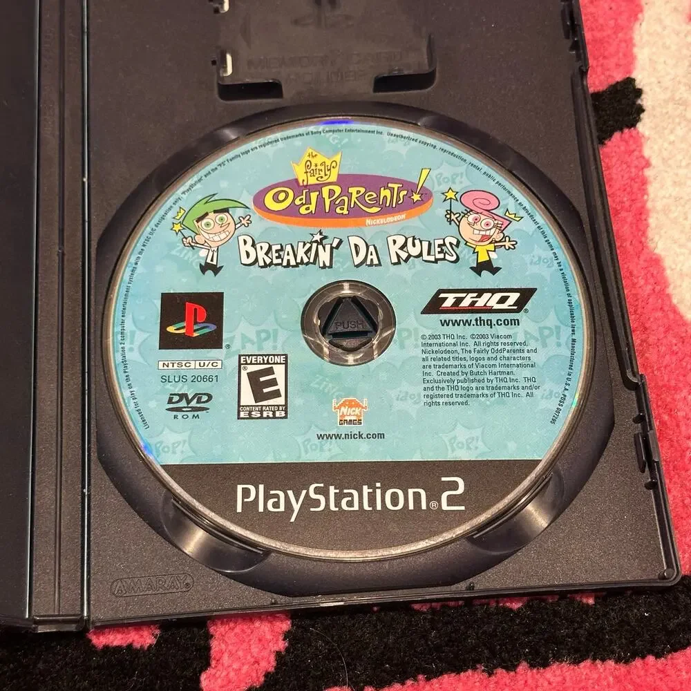 The Fairly OddParents: Breakin' Da Rules (Sony PlayStation 2, PS2)